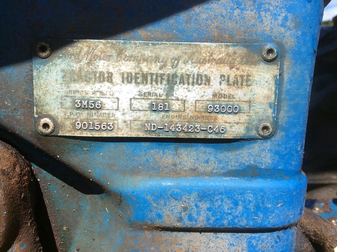 Under Auction - Ford 3000 Tractor - 2% + GST Buyers Premium On All Lots 