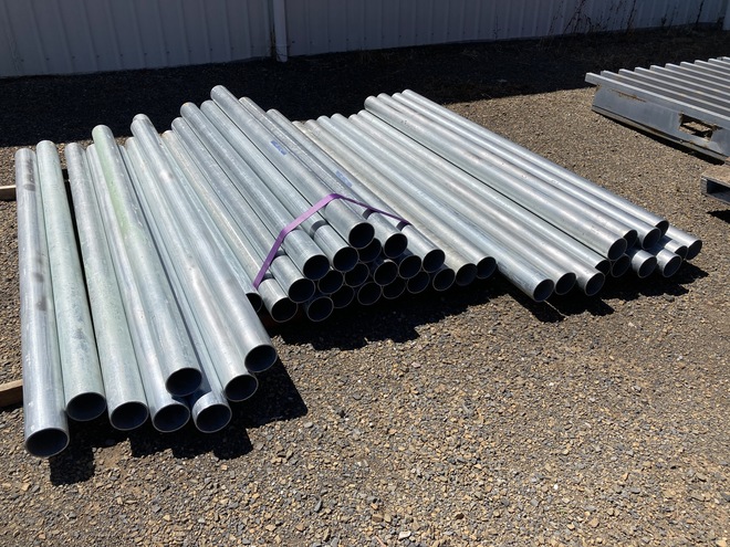 Under Auction - NEW- Gal Strainer Posts- 2nds - 2% + GST Buyers Premium On All Lots 