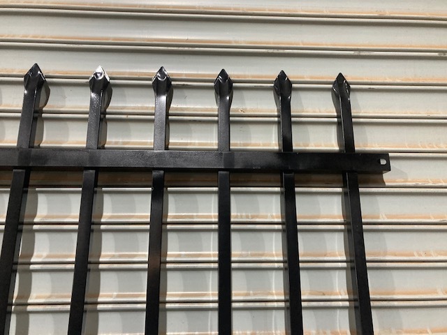 New Black Security Fence Panels