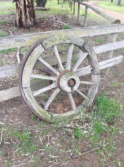 Old Antique Wagon Wheel