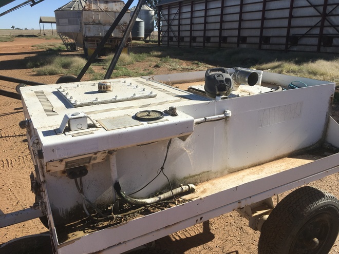 Under Auction - Under Auction (A132) - Menzies Aviation Services Stainless Steel Effluent Tank - 2% + GST Buyers Premium On All Lots 
