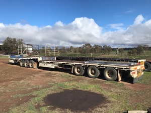 Maxitrans Drop Deck B Double Combination