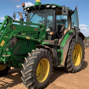 John Deere 6115R FEL Tractor RTK Gps