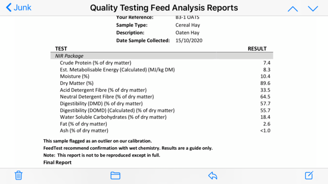 New Season Oaten Hay 650kg 8x4x3 Bales
