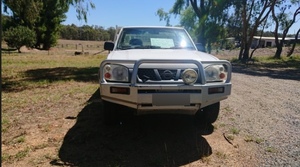 2003 nissan navara 4+4 trayback ute No GST