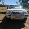 2003 nissan navara 4+4 trayback ute   No GST