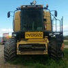 Cat Lexion 480 Header With 36ft 972 MacDon and 14ft phillips pick up