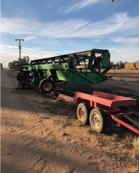 JD 9860 with 2 fronts 
