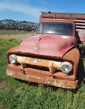 Antique 1953 Ford Tipping Tray Truck