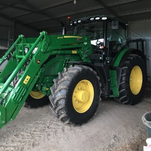 John Deere 6155R & 663R loader