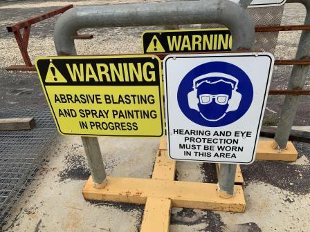 1 x Barrier with Signage  (Seymour)