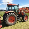 2013 Kubota M8450 Tractor with M220P Front End Loader