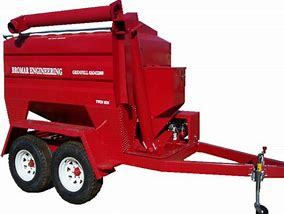 Grain feeder/grouper multi bin trailer.