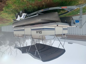 40hp Standard Pontoon Boat & Trailer
