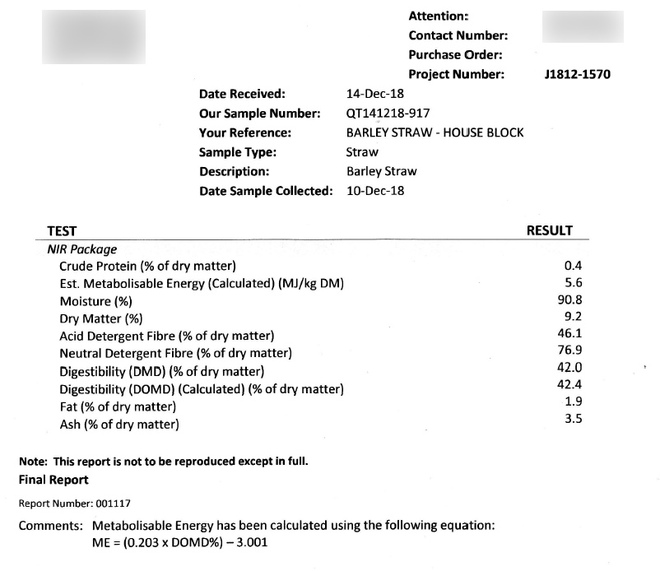 155 Barley Straw 450kg approx 8x4x3 Bales ex farm