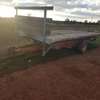Hay Trailer with Hydraulic Lift. 17ft X 8ft