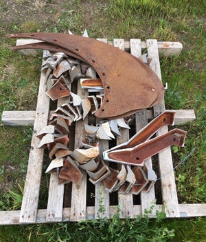 Rotor parts for Case IH Axial Flow Header.