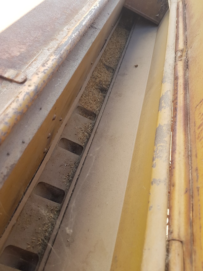 16 run combine with harrows 