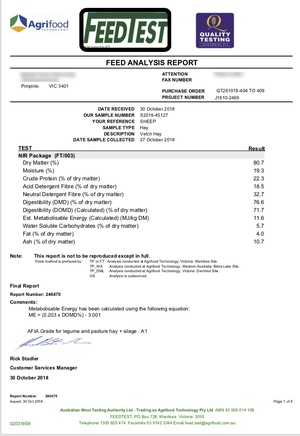 Vetch Hay Rolls 0 350 x 570 KG Approx Rolls