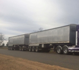 Rhino Steel TOA Trailers 2016  x 2 Matching set  With Dolly  Ideal for Almonds and Cotton Seed