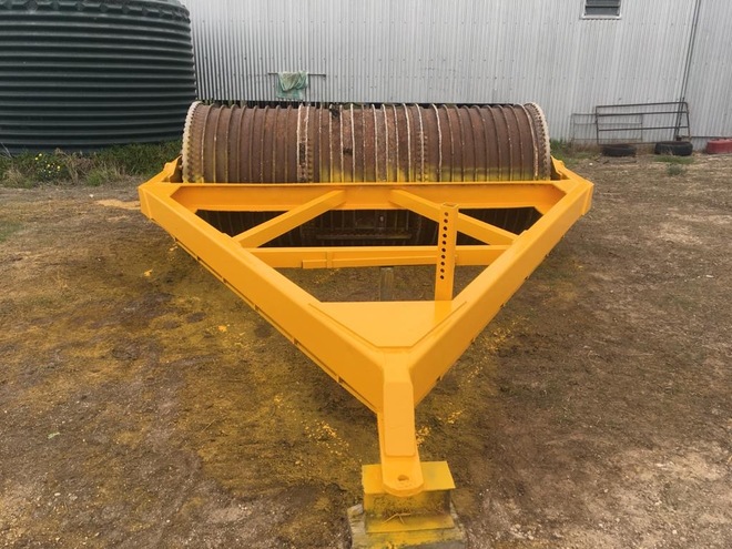 10 x 4 foot stone roller