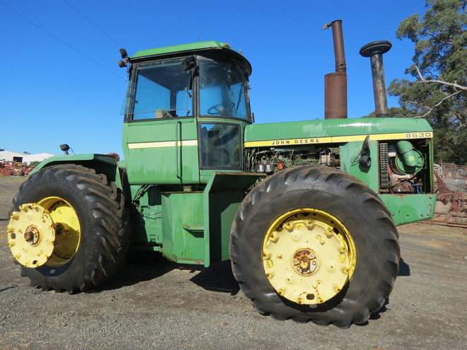 John Deere 8630 4wd, articulated, 3pl