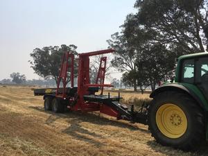 Big square bale stacker
