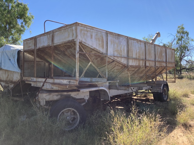 Under Auction - (A157)  PTO Grain Bin 