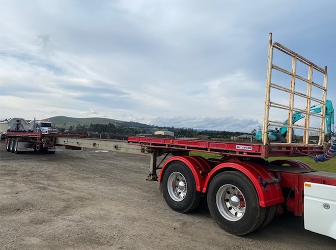 2010 Southern Cross Extendable 45ft Trailer Road Train Lead