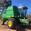John Deere 9600 Header & 936R Front with Trailer