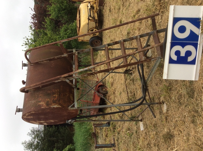 Under Auction - Twin Overhead Diesel Tank - 2% + GST Buyers Premium On All Lots 