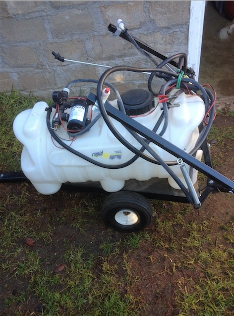 Rapid Sprayer Behind ATV or Lawnmower Unit