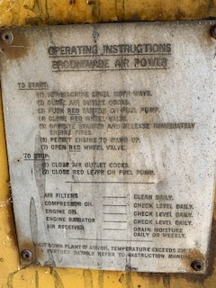 Under Auction - Boom Wade Air Compressor  - To Be Auctioned on 01/10/19 