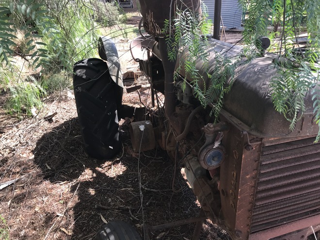 (A134) - Antique Fordson Tractor With Rubber Wheels (No 2)