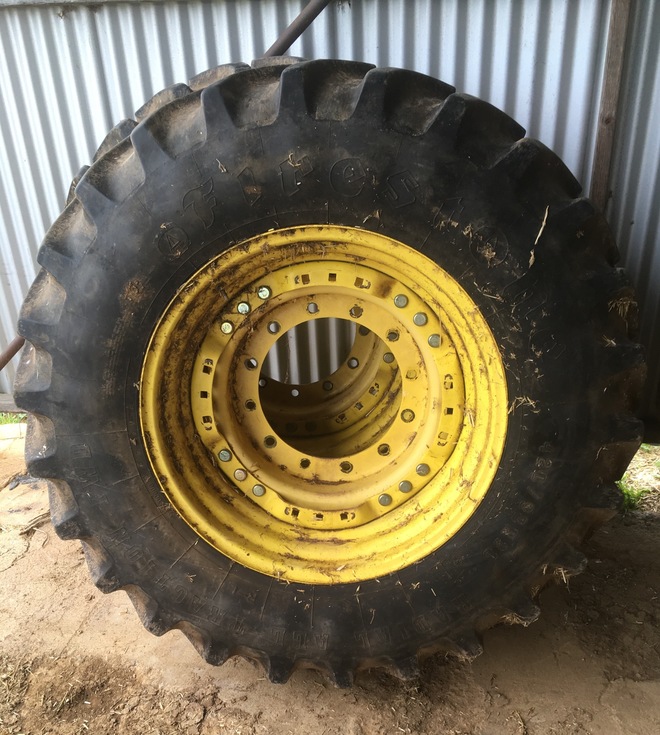 John Deere front tyres 