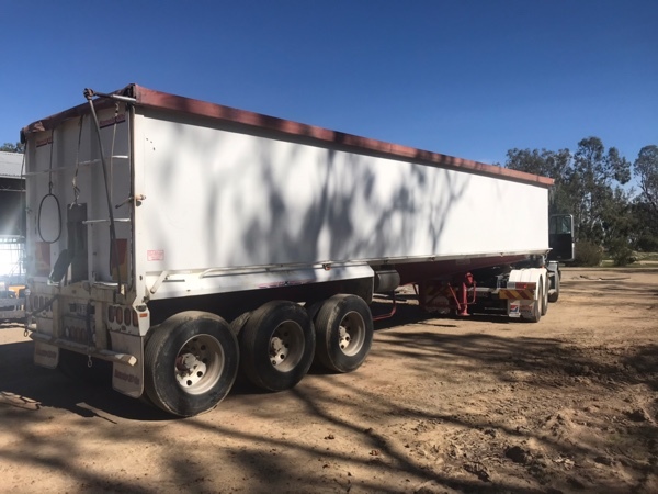 2007 Hamelex Weight Saver 36'x6' Tipper Trailer