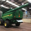 2012 JD S680 & 45' MacDon Draper Front & Trailer