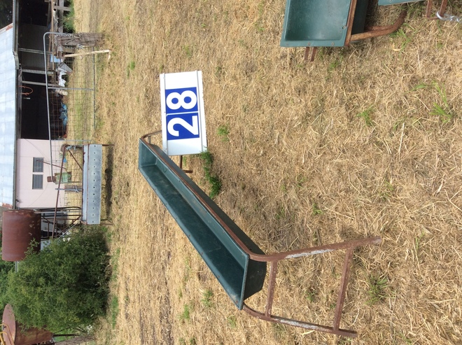 Under Auction - Raised Pellet Trough- 2% + GST Buyers Premium On All Lots 