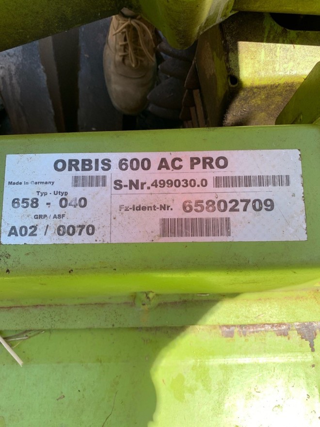 Orbis 600 AC PRO Maize front 