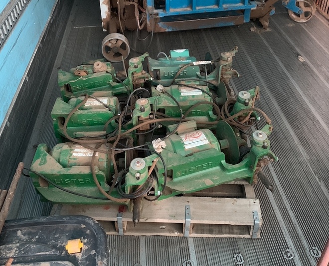 Lister Overhead Shearing Machines x 6
