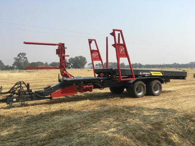 Big square bale stacker