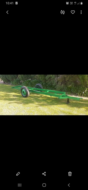 Hay & Silage Roll Carting Trailer for sale