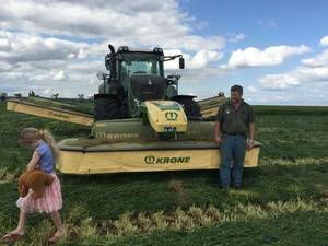 ECB1000CRS and ECF320CR triple Mower conditioner set with steel conditioner and collector belt