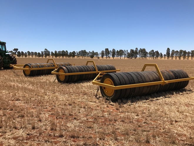 43ft Newbold Rubber Tyred Land Rollers