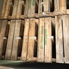 Wooden Fruit Bins with door