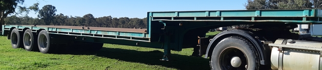 41ft drop deck 3 way pins 