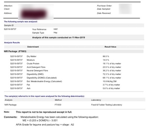 150mt Lentil Medic Hay 680-700kg 8x4x3 Bales