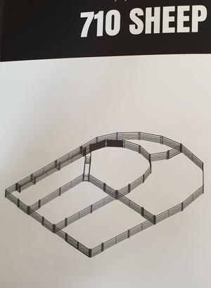 710 head Sheep yards Brand New.