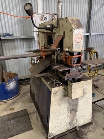 Under Auction (A126) - IW-60H Hydraulic Sunrise Punch & Shears  (Seymour)