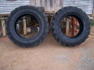 Tractor Tyres.  480/70-R34.  Firestone.  Pair.